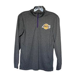 NEW NBA Big Boys Los Angeles Lakers Long Sleeve Top size L Grey